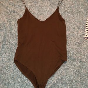 Olive green body suit